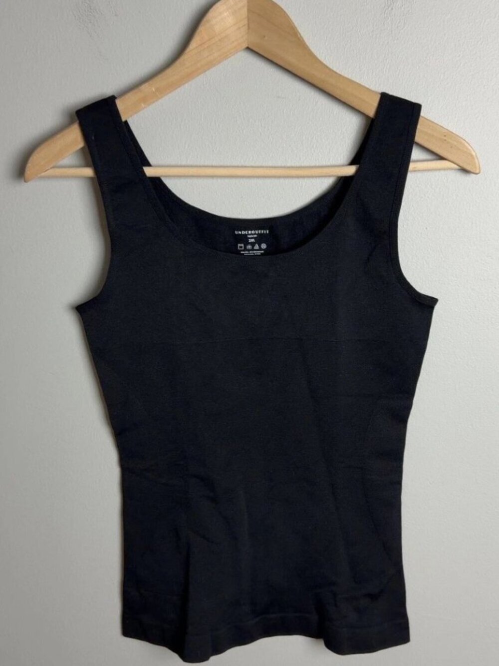 Underoutfit Style 691 Seamless Shaping Tank Top Black Layers Size 2XL Women’s